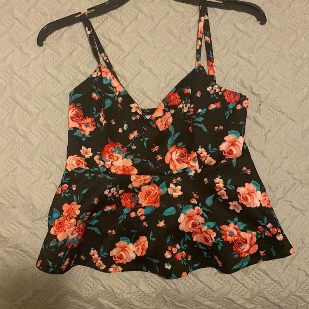 Floral tank top